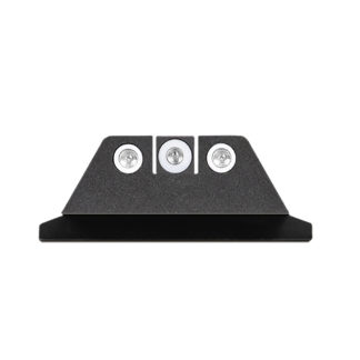 Night Fision SAW201003WGW Tritium Night Sights for Smith & Wesson  Green Tritium White Outline Front Sight-Green Tritium White Outline Rear Sight M&P/M&P M2.0