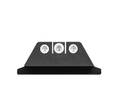 Night Fision SAW201003WGW Tritium Night Sights for Smith & Wesson  Green Tritium White Outline Front Sight-Green Tritium White Outline Rear Sight M&P/M&P M2.0