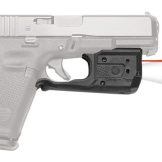 Crimson Trace 0169401 LL-807 Laserguard Pro  Black Red Laser Glock Full Size & Compact