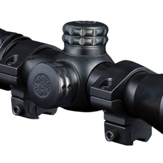 Konus 7262 KonusPro  Compact Matte Black 4x32mm 1" Tube Engraved 30/30 Reticle Includes Mounting Rings