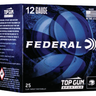 Federal TGSF12875 Top Gun  12Gauge 2.75" 1oz 7.5Shot 25 Per Box/10 Case
