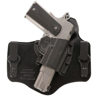 Galco KC600B KingTuk Classic IWB Black Kydex/Leather UniClip Compatible w/Glock 42 Belt 1.75" Wide Right Hand