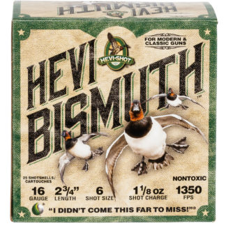 HEVI-Shot HS16706 HEVI-Bismuth  16Gauge 2.75" 1 1/8oz Bismuth 6Shot 25 Per Box/10 Case