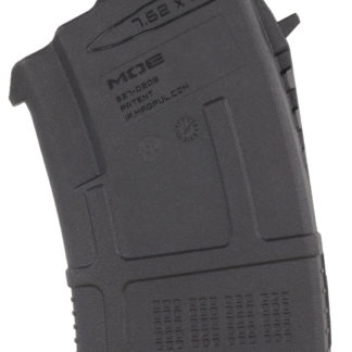 Magpul MAG657-BLK PMAG MOE 10rd 7.62x39mm For AK-Platform/AKM Black Polymer