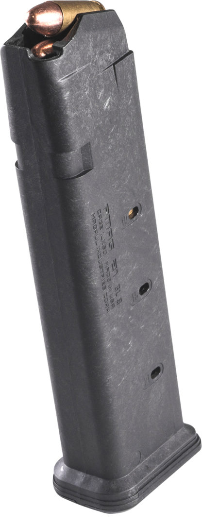 Magpul MAG661-BLK PMAG GL9 21rd 9mm Luger Compatible w/Glock 17/19/26/34/45 Black Polymer