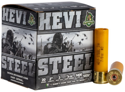 HEVI-Shot HS62003 HEVI-Steel  20Gauge 3" 7/8oz 3Shot 25 Per Box/10 Case