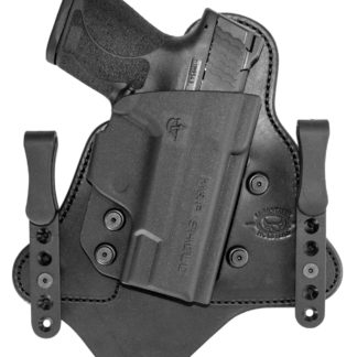 Comp-Tac C225SW250RBSN MTAC  IWB Black Kydex/Leather Belt Clip Fits S&W M&P Shield EZ 380 Right Hand