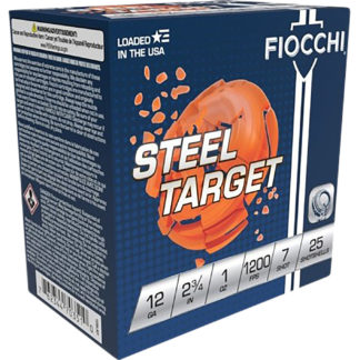 Fiocchi 12SLR7 Steel Target  12Gauge 2.75" 1oz 7Shot 25 Per Box/10 Case