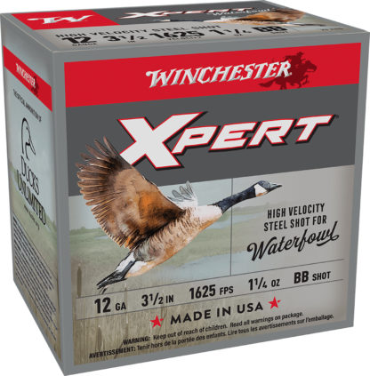 Winchester Ammo WEX12LMBB Super X Xpert High Velocity 12Gauge 3.50" 1 1/4oz BBShot 25 Per Box/10 Case