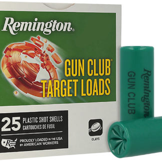 Remington Ammunition 20234 Gun Club  12Gauge 2.75" 1 1/8oz 8Shot 25 Per Box/10 Casse
