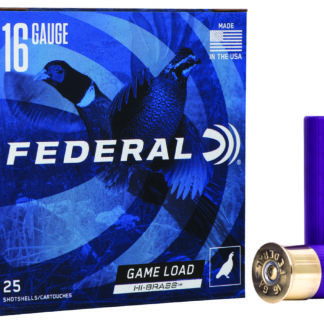 Federal H16375 Game-Shok High Brass 16Gauge 2.75" 1 1/8oz 7.5Shot 25 Per Box/10 Case
