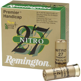 Remington Ammunition 20227 Premier Nitro 27 Handicap 12 Gauge 2.75" 1 oz 7.5 Shot 25 Per Box/ 10 Cs