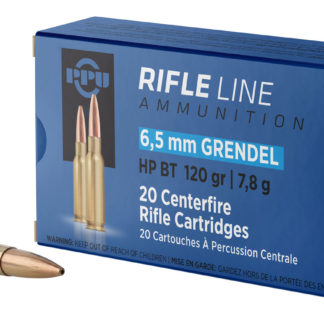 PPU PP6GH Standard Rifle  6.5Grendel 120gr Hollow Point Boat Tail 20 Per Box/25 Case