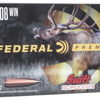 Federal P308SS1 Premium  308Win 165gr Swift Scirocco II 20 Per Box/10 Case