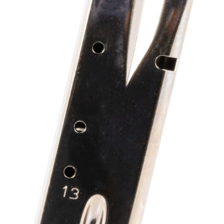 Mec-Gar MGBRHP13N Standard  13rd 9mm Luger Fits Browning Hi-Power/Springfield SA-35 Nickel Carbon Steel