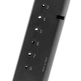 Mec-Gar MGCG4508MATCH Standard  8rd Detachable w/Match Grade Floor Plate 45 ACP Fits 1911 Government Blued w/Anti-Friction Coating Carbon Steel