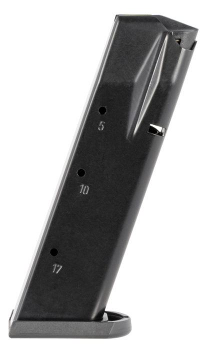 Mec-Gar MGWIT9SFAFC Standard  17rd 9mm Luger Fits Tanfoglio Witness Small Frame Blued w/Anti-Friction Coating Carbon Steel