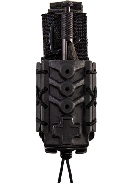 High Speed Gear 11TQK0BK Tourniquet TACO  Black Kydex, 2" Belt Clip/MOLLE U-Mount, Compatible w/ Most Tourniquets