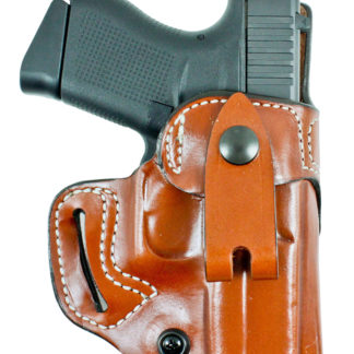 DeSantis Gunhide 159TA9PZ0 Osprey  IWB/OWB Tan Leather Belt Slide Fits Springfield Hellcat 3" Belt 1.50" Wide Right Hand