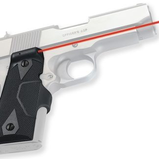 Crimson Trace 011210 LG-404 Front Activation Lasergrips  Black Red Laser 1911 Compact