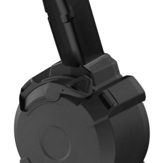 Magpul MAG1137-BLK PMAG D-50 GL9-PCC 50rd Drum 9mm Luger Black Polymer Glock Style Fits Post PCC (NOT B&T GHM9 & KelTec Sub 2000)
