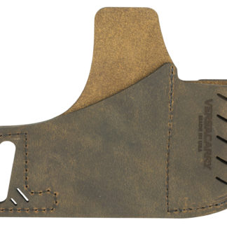 Versacarry 62103 Commander  OWB Size 3 Distressed Brown Leather Belt Slide Fits Sig P290 Right Hand