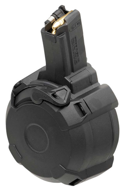 Magpul MAG1181-BLK PMAG  Black Drum 50rd 9mm Luger for H&K MP5/94