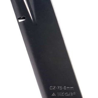 Mec-Gar MGCZ7519M Standard  19rd Extended 9mm Luger Fits CZ75B/CZ Shadow 2/CZ 75 SP-01/CZ Shadow/CZ 85B Blued w/Anti-Friction Coating Carbon Steel