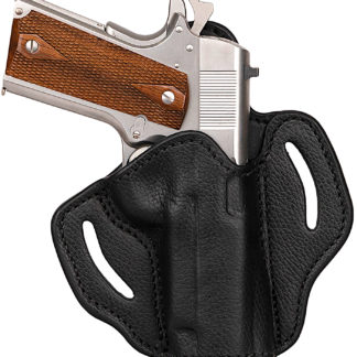 1791 Gunleather UCBH1SNSBR Ultra Custom  OWB Size 1S Night Sky Black Leather Belt Slide Fits 1911 4" Right Hand