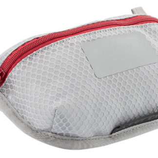 Vertx VTX5195AGYNA Overflow Pouch 2 pk, Small Size made of White Nylon with Mesh & Red Accents, YKK Zipper & Durable Hook Back Panels 5" W x 5" H Dimensions