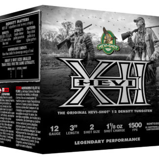 HEVI-Shot HS51302 HEVI-XII  12Gauge 3" 1 1/8oz Tungsten 2Shot 25 Per Box/10 Case