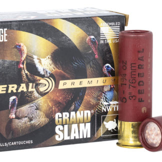 Federal PFCX157F5 Premium Grand Slam 12Gauge 3" 1 3/4oz 5Shot 10 Per Box/25 Case