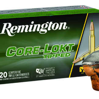 Remington Ammunition 29015 Core-Lokt Tipped  243Win 95gr Core-Lokt Tipped 20 Per Box/10 Case