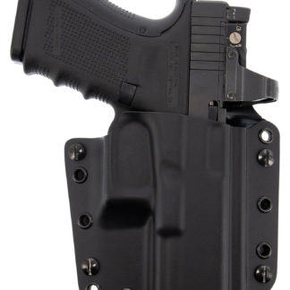 Galco CVS868RB Corvus  IWB/OWB Black Kydex Belt Loop Compatible w/Glock 17 Gen3-5/19 Gen3-5/23 Gen3-5 Belt Up to 1.75" Wide Right Hand