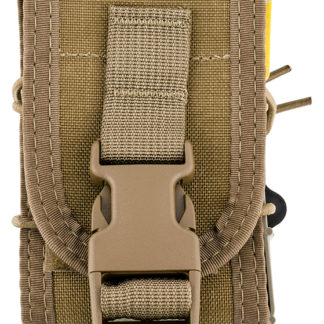 High Speed Gear 182RC0CB TACO X2R Mag Pouch Double Covered Coyote Brown Nylon MOLLE Compatible w/ Rifle