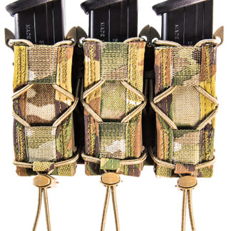 High Speed Gear 11PT03MC TACO Mag Pouch Triple MultiCam Nylon MOLLE Compatible w/ Pistol