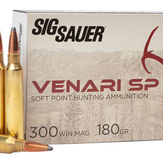 Sig Sauer V300WMSP18020 Venari  300WinMag 180gr Soft Point 20 Per Box/10 Case