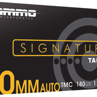 Ammo Inc 10180TMCA50 Signature  10mm Auto 180gr Total Metal Case 50 Per Box/20 Case