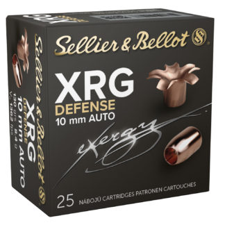 Sellier & Bellot SB10XA XRG Defense 10mmAuto 130gr Solid Copper Hollow Point 25 Per Box/40 Case