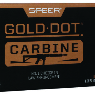 Speer 59GDC1 Gold Dot  9mmLuger 135gr Hollow Point 50 Per Box/20 Case