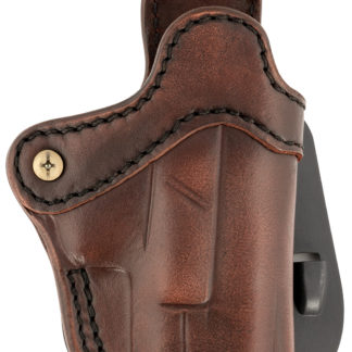 1791 Gunleather ORPDH21VTGR Paddle Holster Optic Ready OWB Size 2.1 Vintage Leather Paddle Fits S&W M&P Shield Fits Glock 17 Fits Springfield XD9 Right Hand