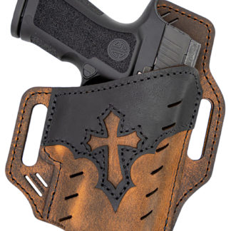 Versacarry UGA4BRN Guardian Arc Angel Edition OWB Size 04 Black/Brown Leather Belt Slide Right Hand