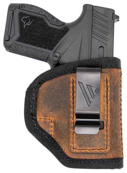 Versacarry RA2112 Ranger  IWB Size 02 Brown Leather Belt Clip
