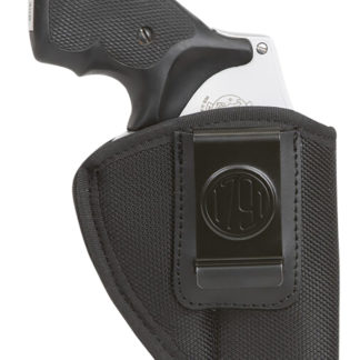 1791 Gunleather PNIWB2BLKR Premium Nylon  IWB Size 02 Black Ballistic Nylon Belt Clip Right Hand