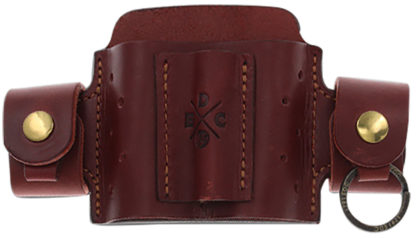 1791 Gunleather MNASMFCHNA EDC Mini Action Snap OWB Chestnut Leather Belt Loop Ambidextrous