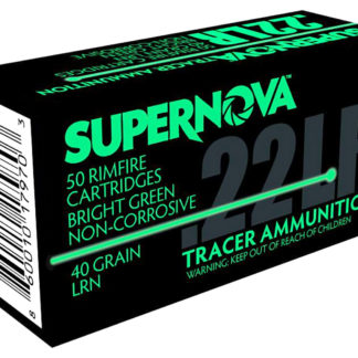 Piney Mountain Ammunition PMSN22LRG Green Tracer Non-Corrosive 22LR 40gr Lead Round Nose 50 Per Box/100 Case