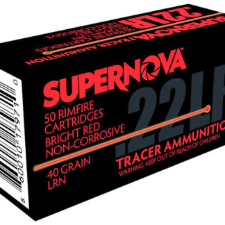 Piney Mountain Ammunition PMSN22LRR Red Tracer Non-Corrosive 22LR 40gr Lead Round Nose 50 Per Box/100 Case