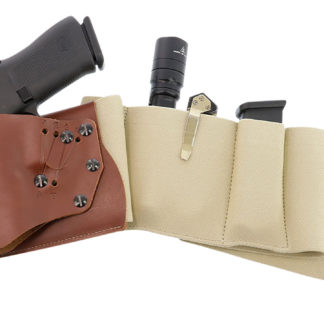 Galco UWERKHMED UnderWraps Elite Khaki Medium Leather/Nylon