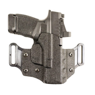 DeSantis Gunhide 195KA0XZ0 Veiled Partner  OWB Black Kydex Belt Slide Fits Springfield Echelon Right Hand