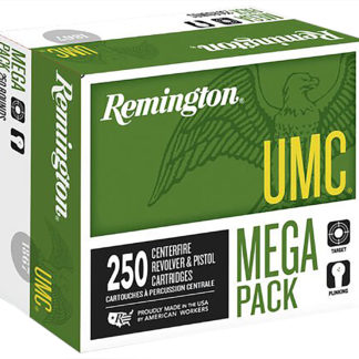 Remington Ammunition 23779 UMC Mega Pack 40S&W 180gr Full Metal Jacket 250 Per Box/4 Case